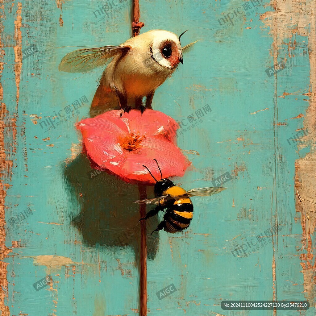 蜜蜂壁画