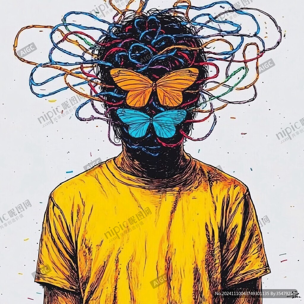 独特个性创新插画插图