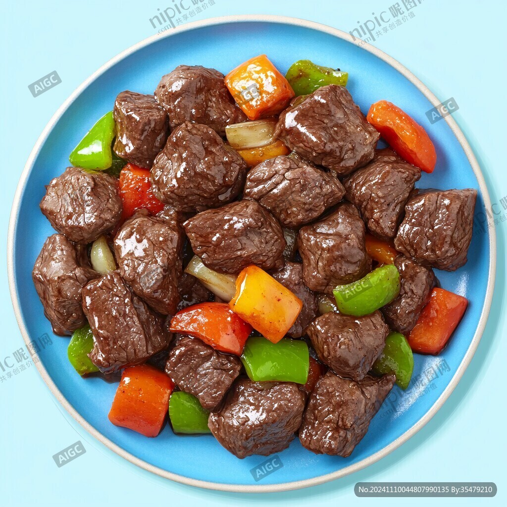 五谷杂粮扣牛肉粒