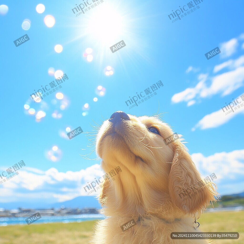阳光与小狗