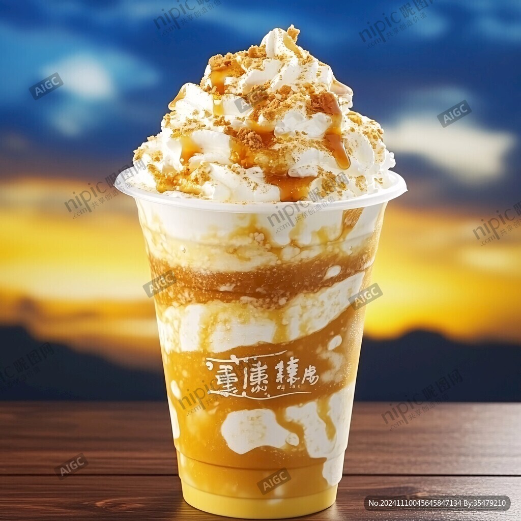 雪顶熔岩黑糖奶茶