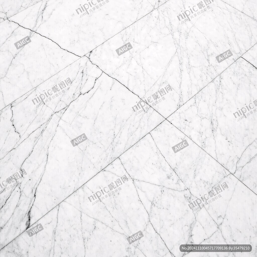 白色大理石地面