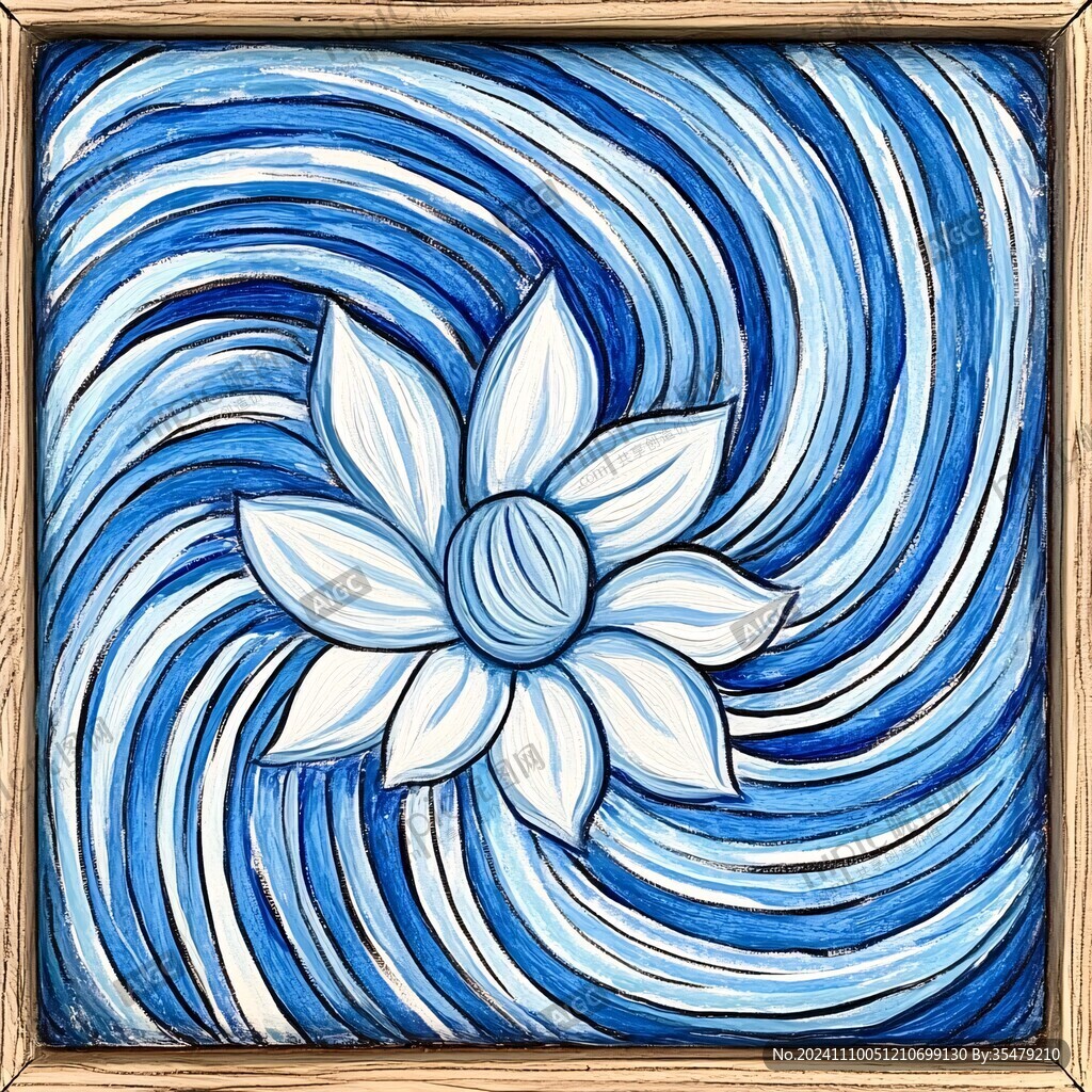 波纹装饰画
