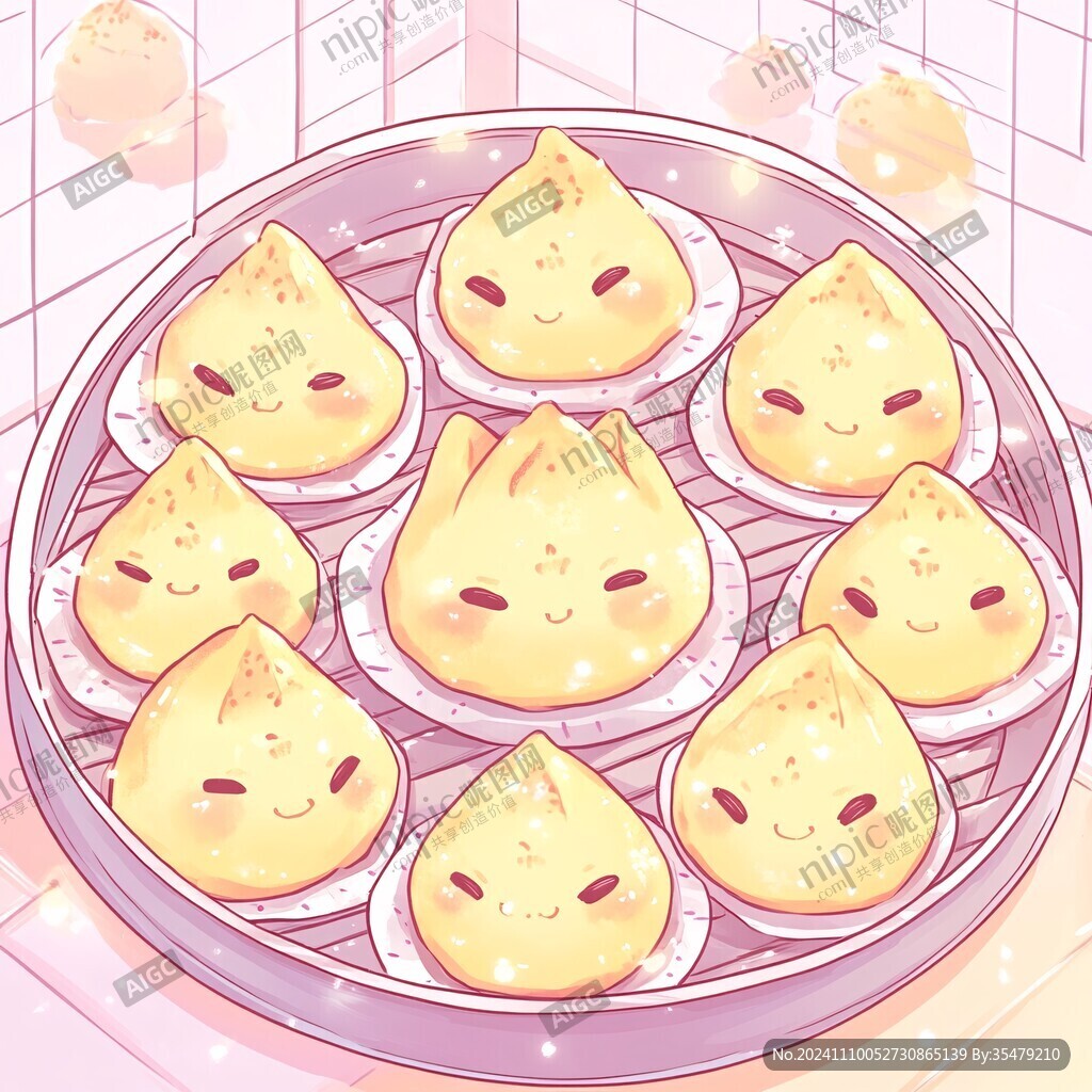 粘豆包插画