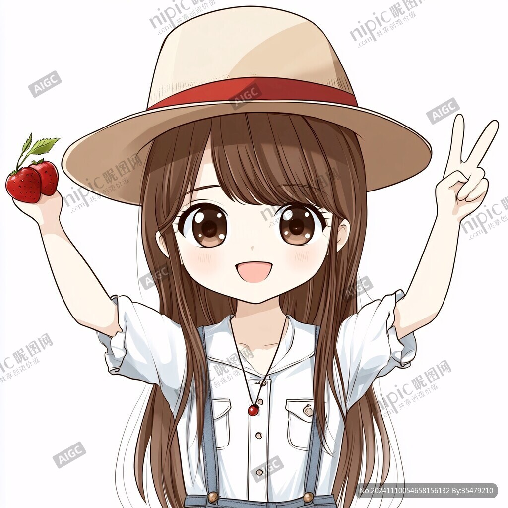 莓果拟人卡通形象