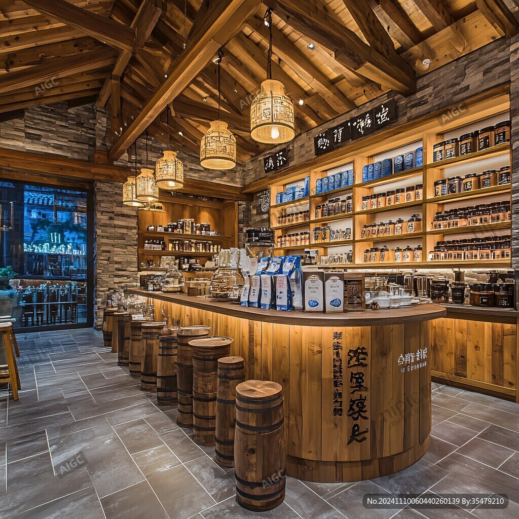 景区茶叶店
