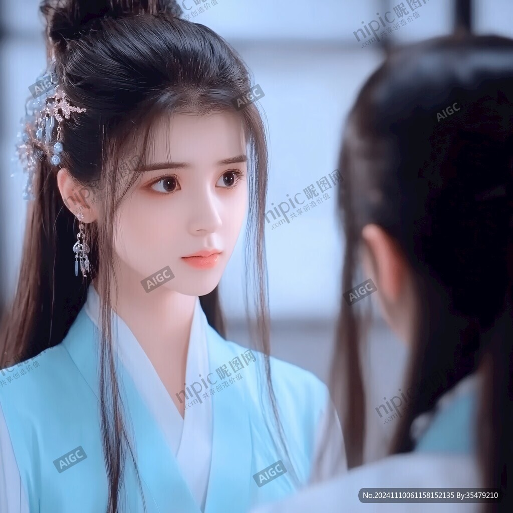 粉蓝古装