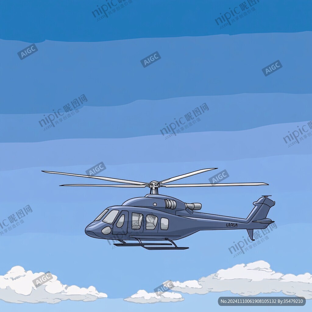 南航综合保障基地插画