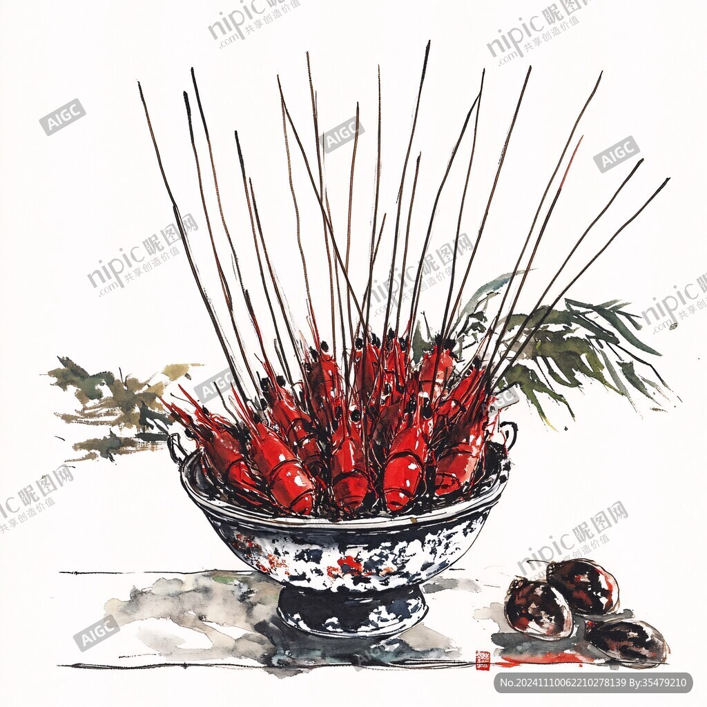 串串香插画