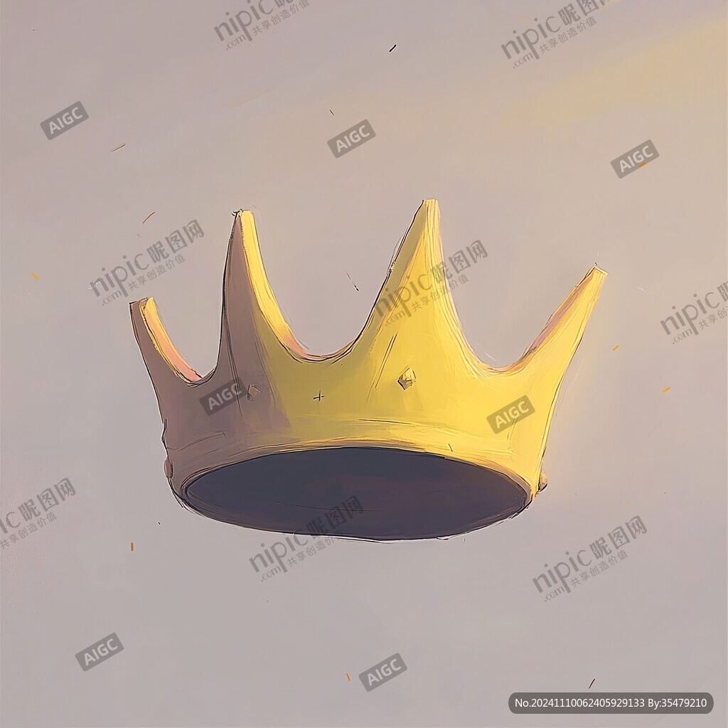 小王子金色皇冠王冠