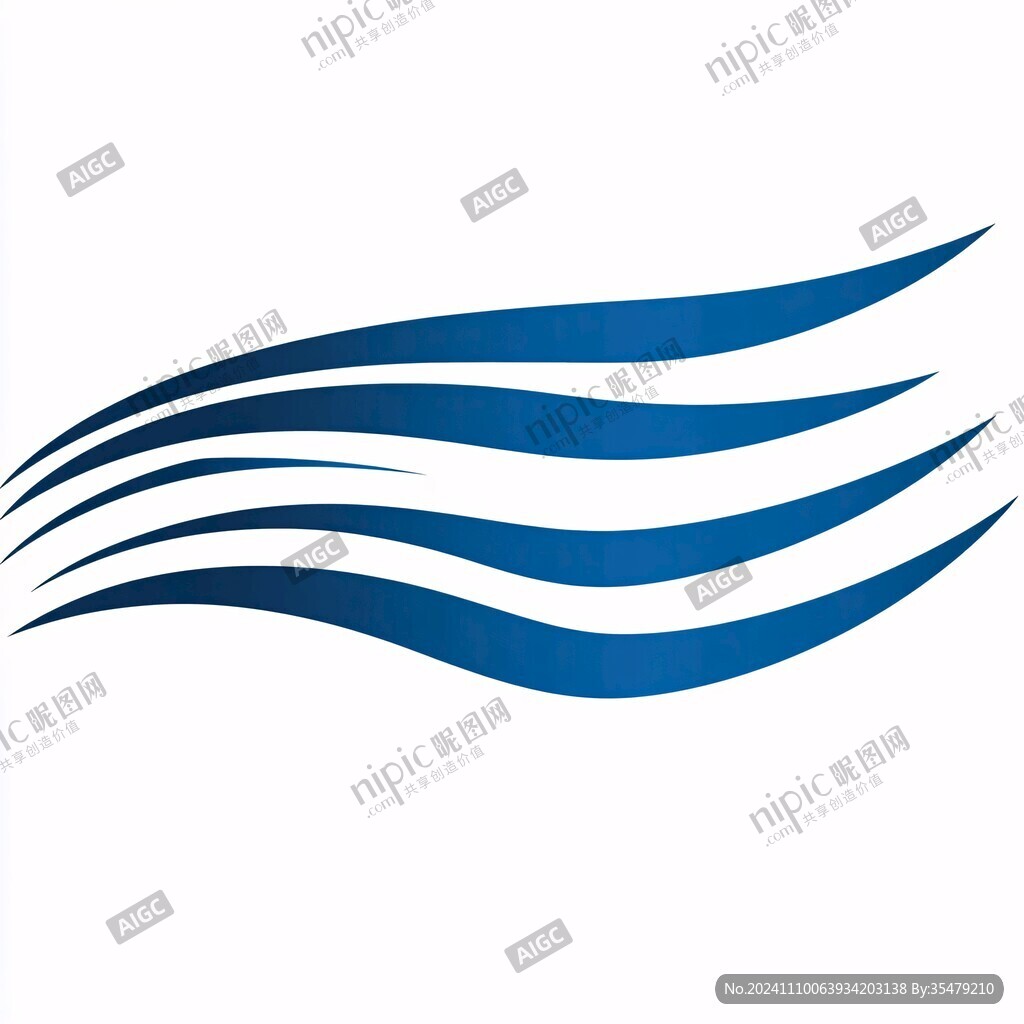 海浪羽毛logo