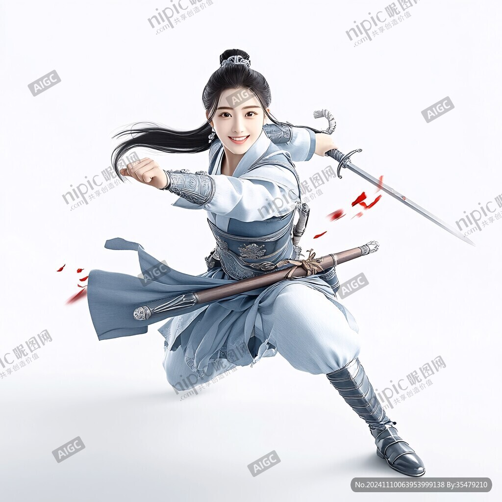 美女舞剑