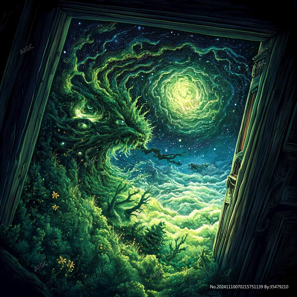魔幻场景插画