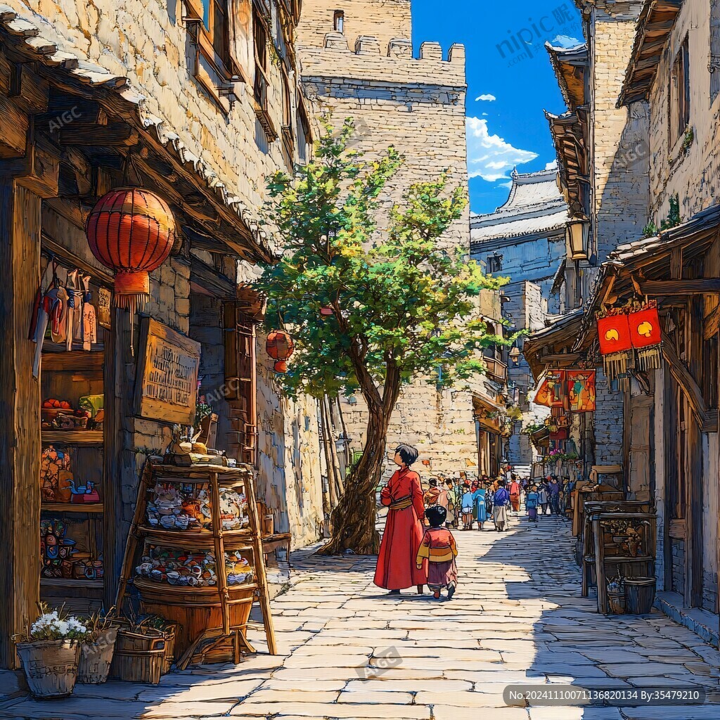 古北水镇装饰画
