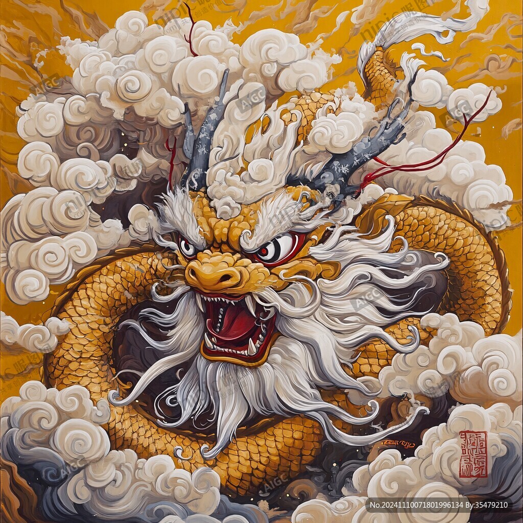 龙年系列包装插画
