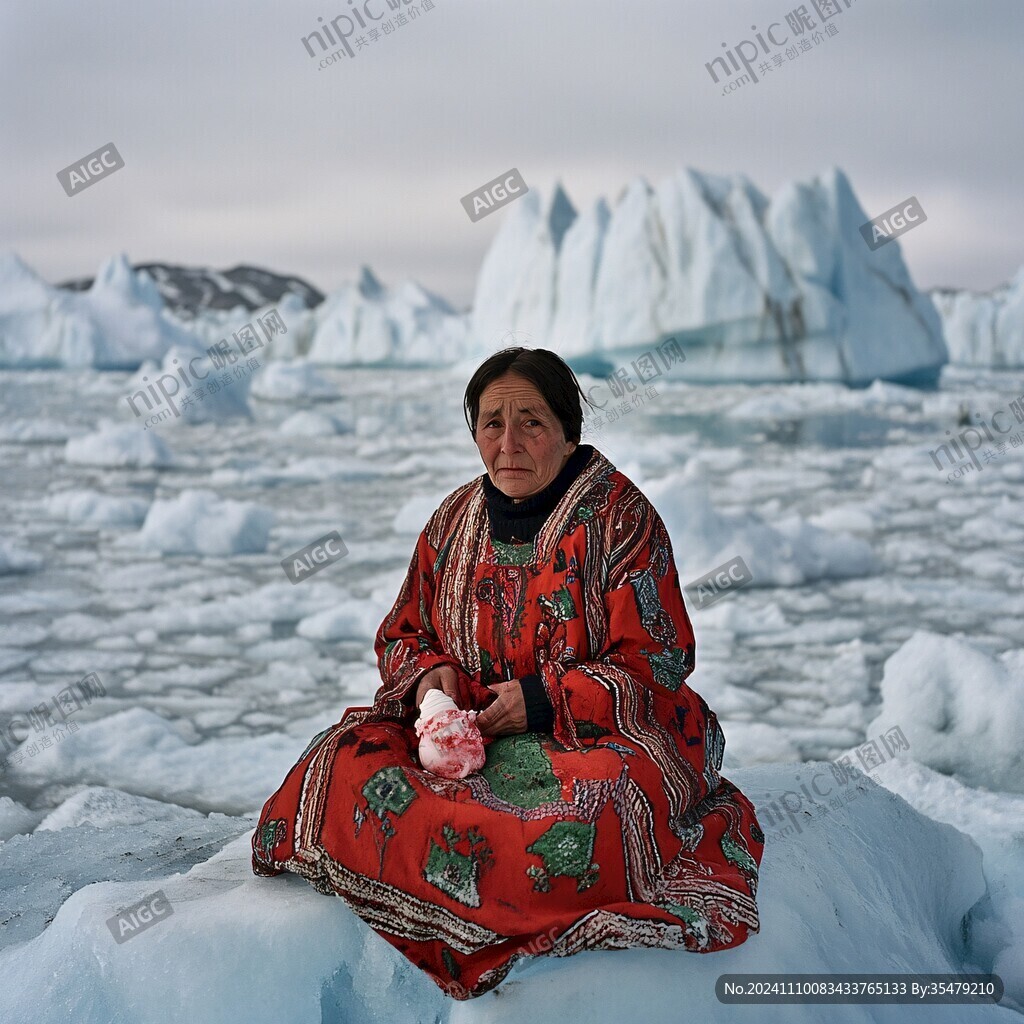 纳木错人像照