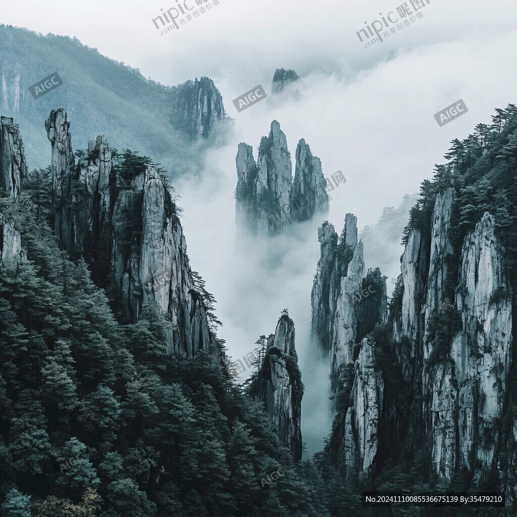 雨后三清山
