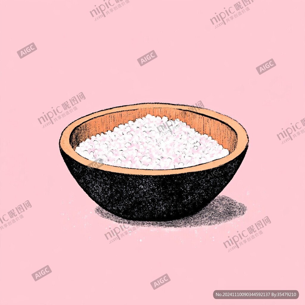 酒酿圆子插画