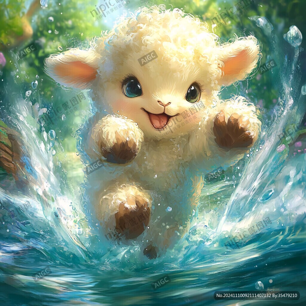 毛茸茸风格插画