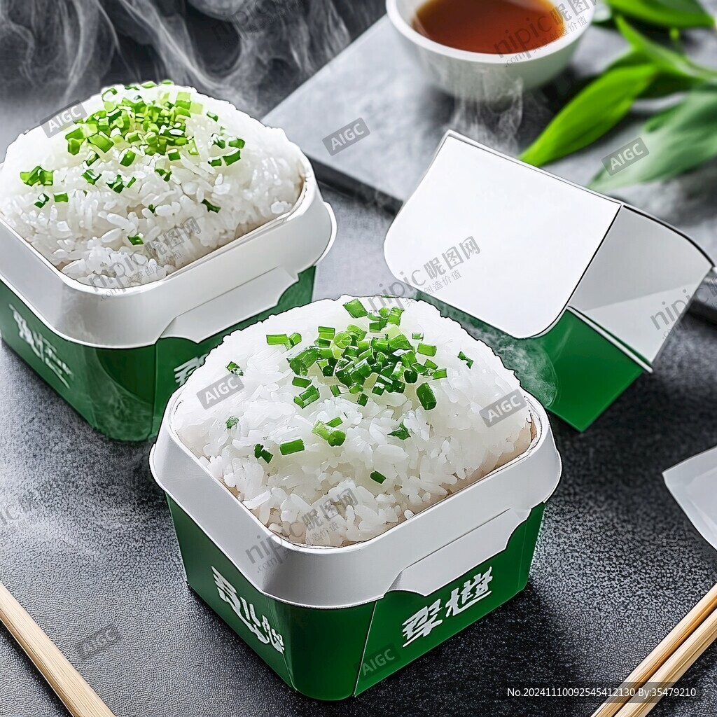 蒸饭速食早餐早饭食品