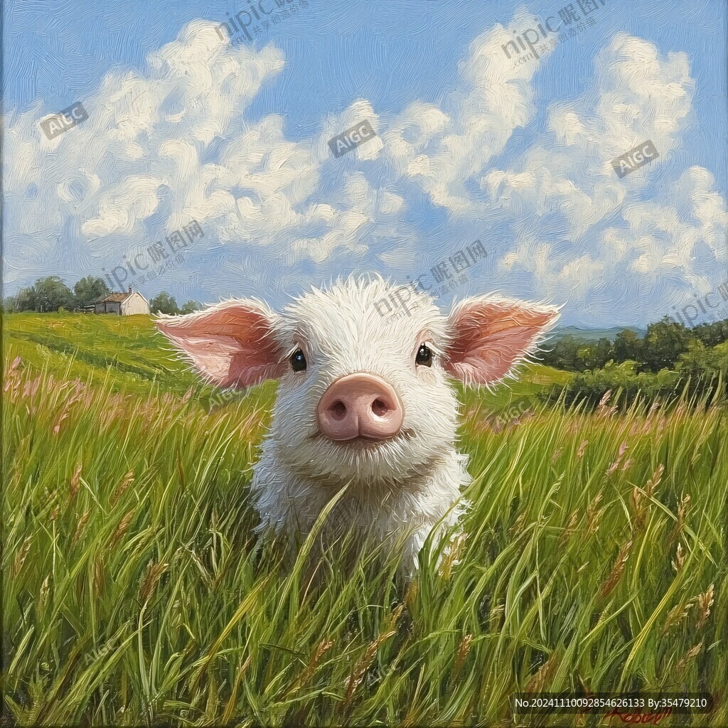 动物插画写实