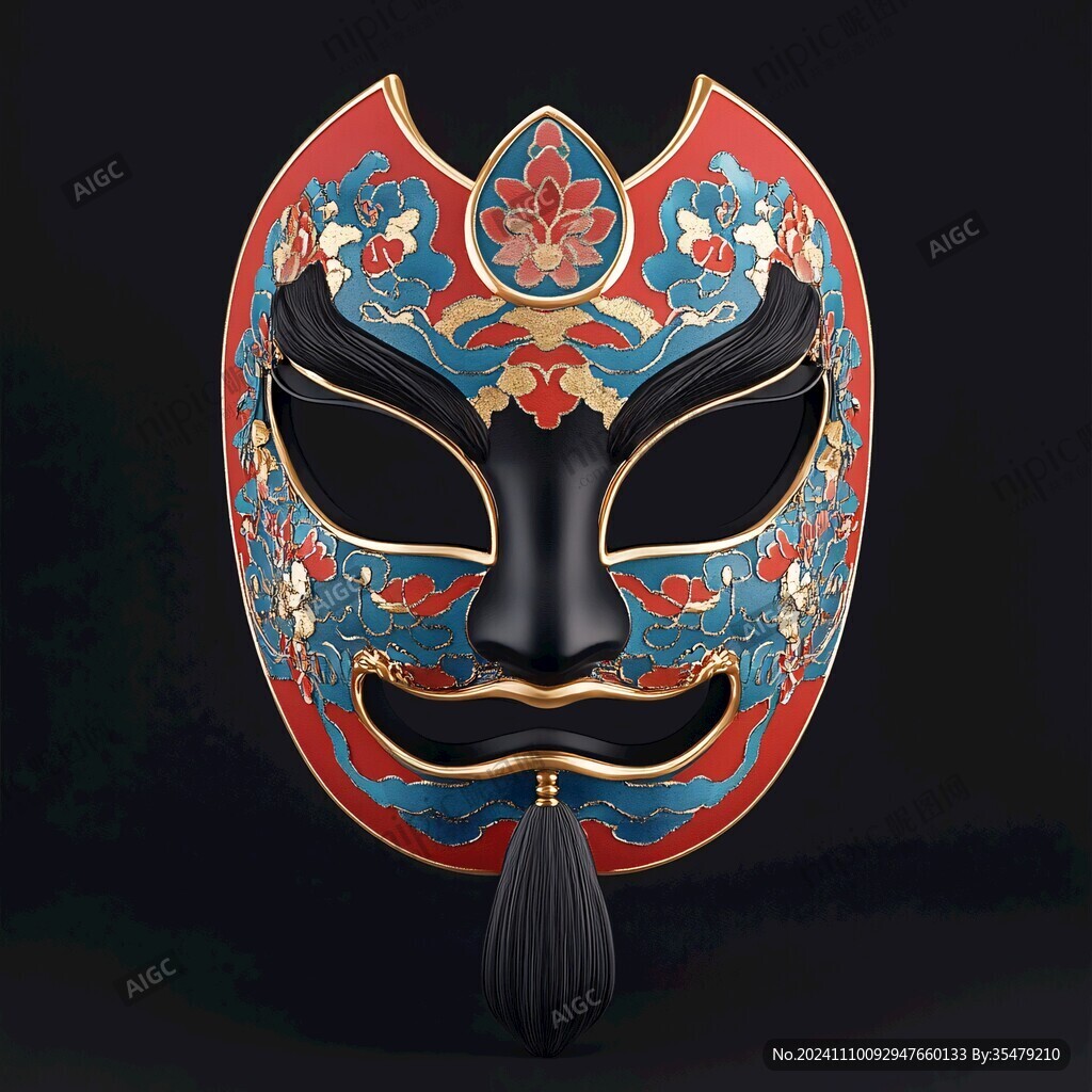 京剧脸谱面罩