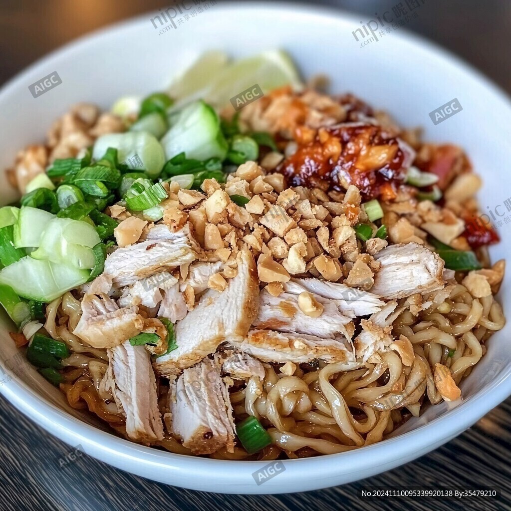 火辣猪肉凉面