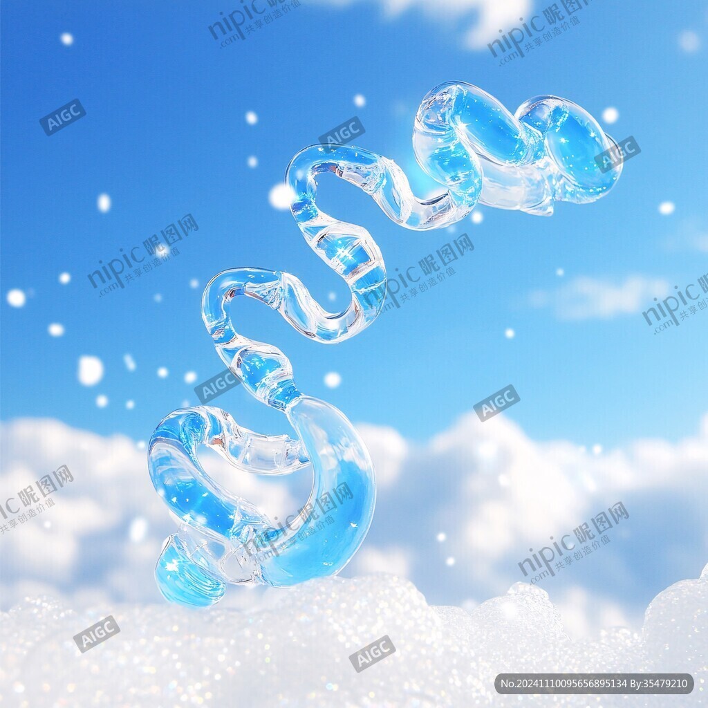 3d冰雪主题设计
