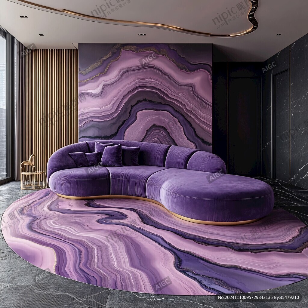 3d立体沙发背景
