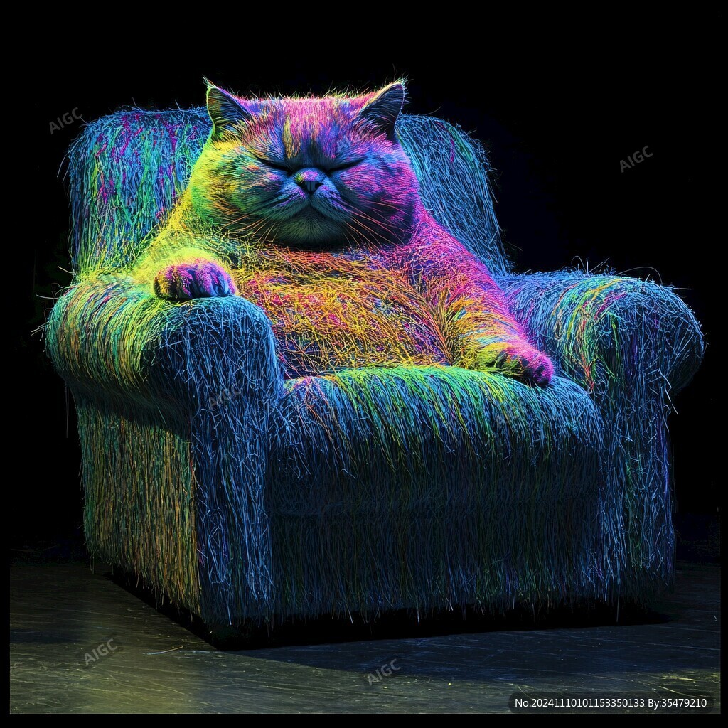 座椅上的猫咪