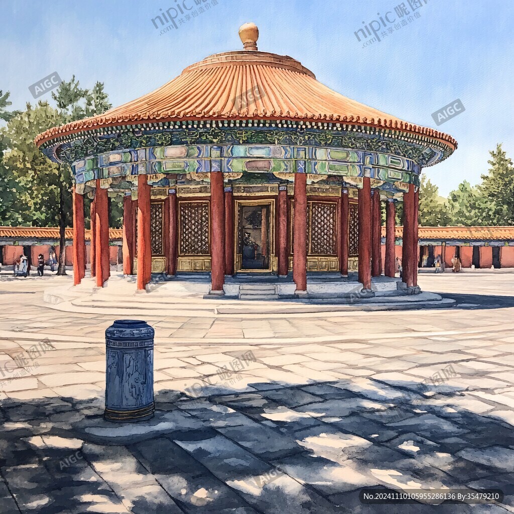 立体画故宫