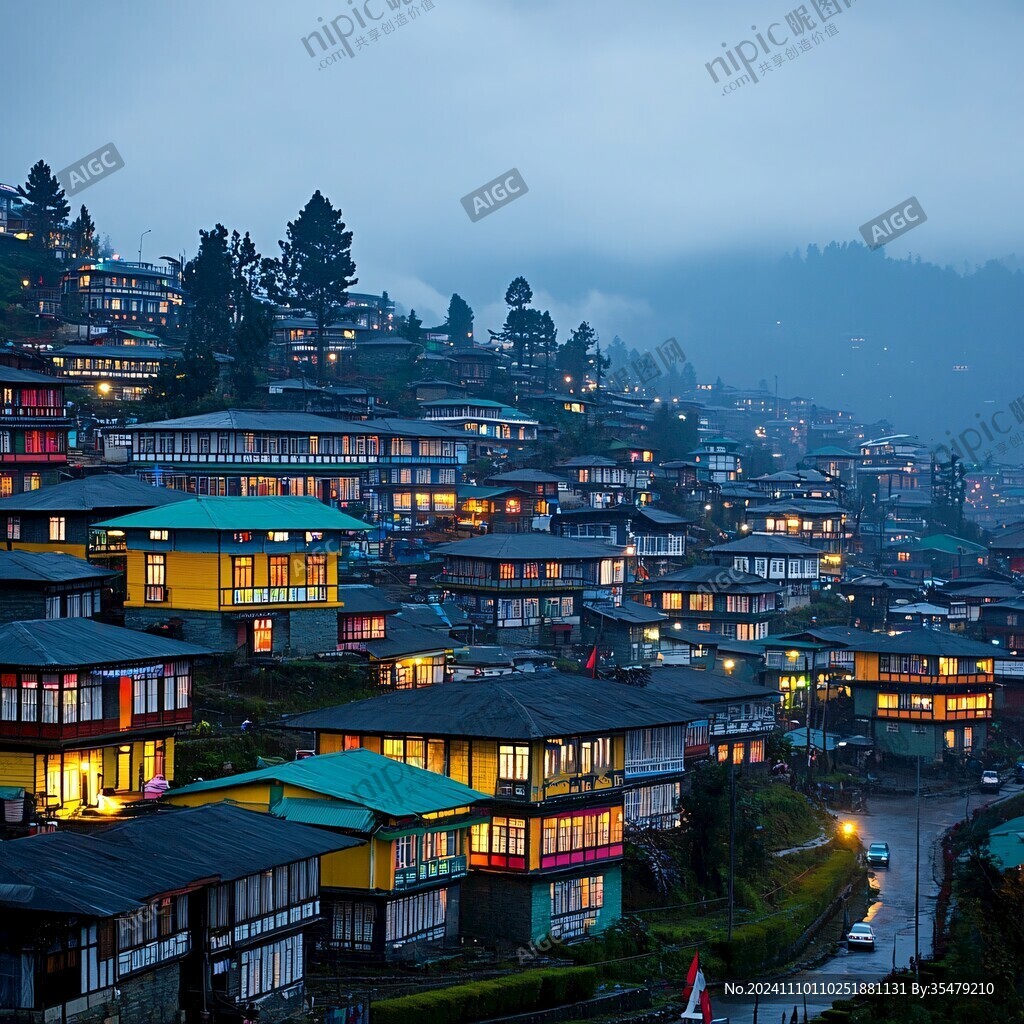 霓虹山村