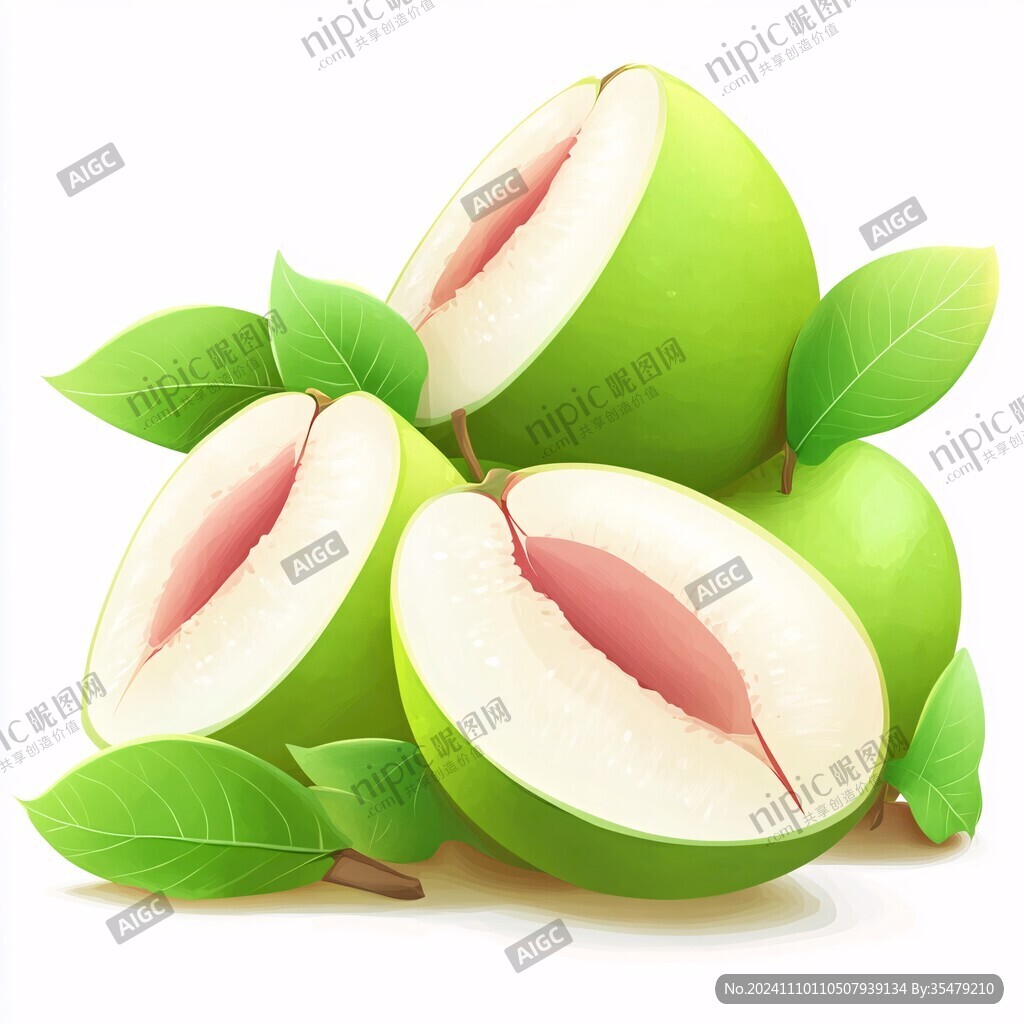 高清手绘桃子