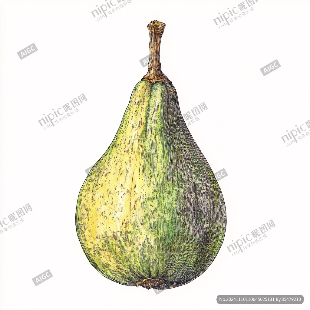 手绘瓜蒌插画