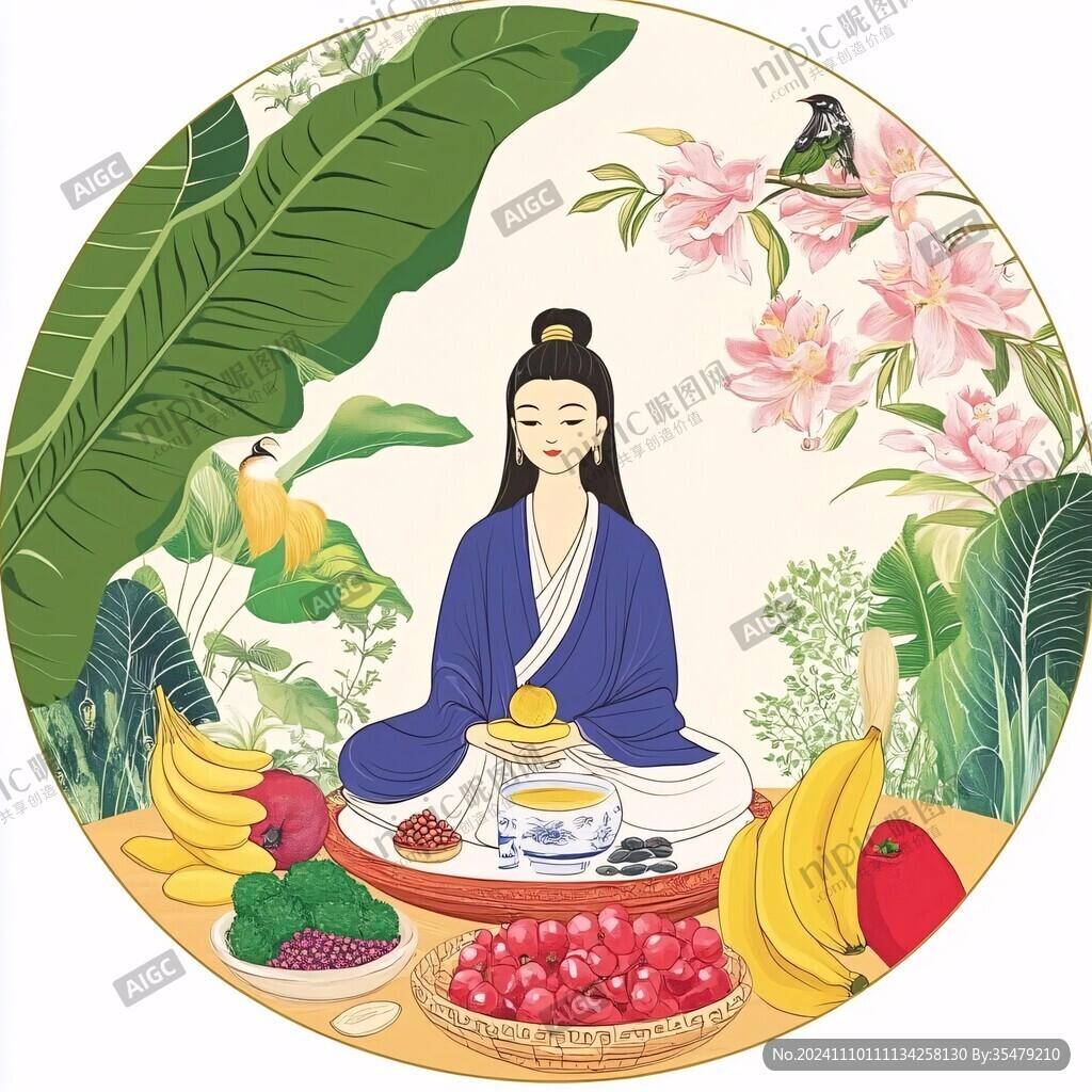 人参果包装插画
