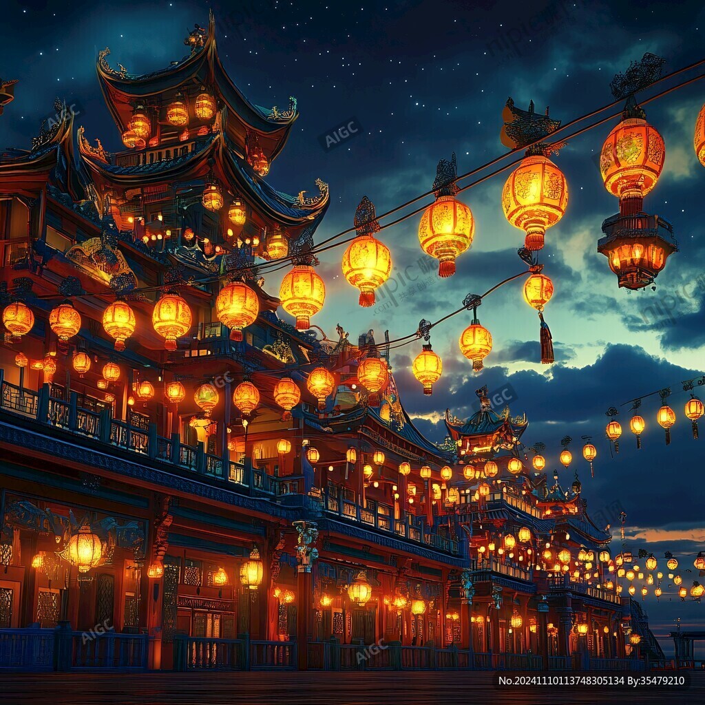 横店插画