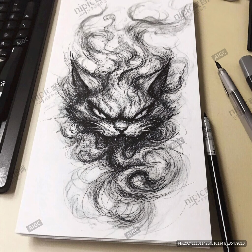 纹身线稿