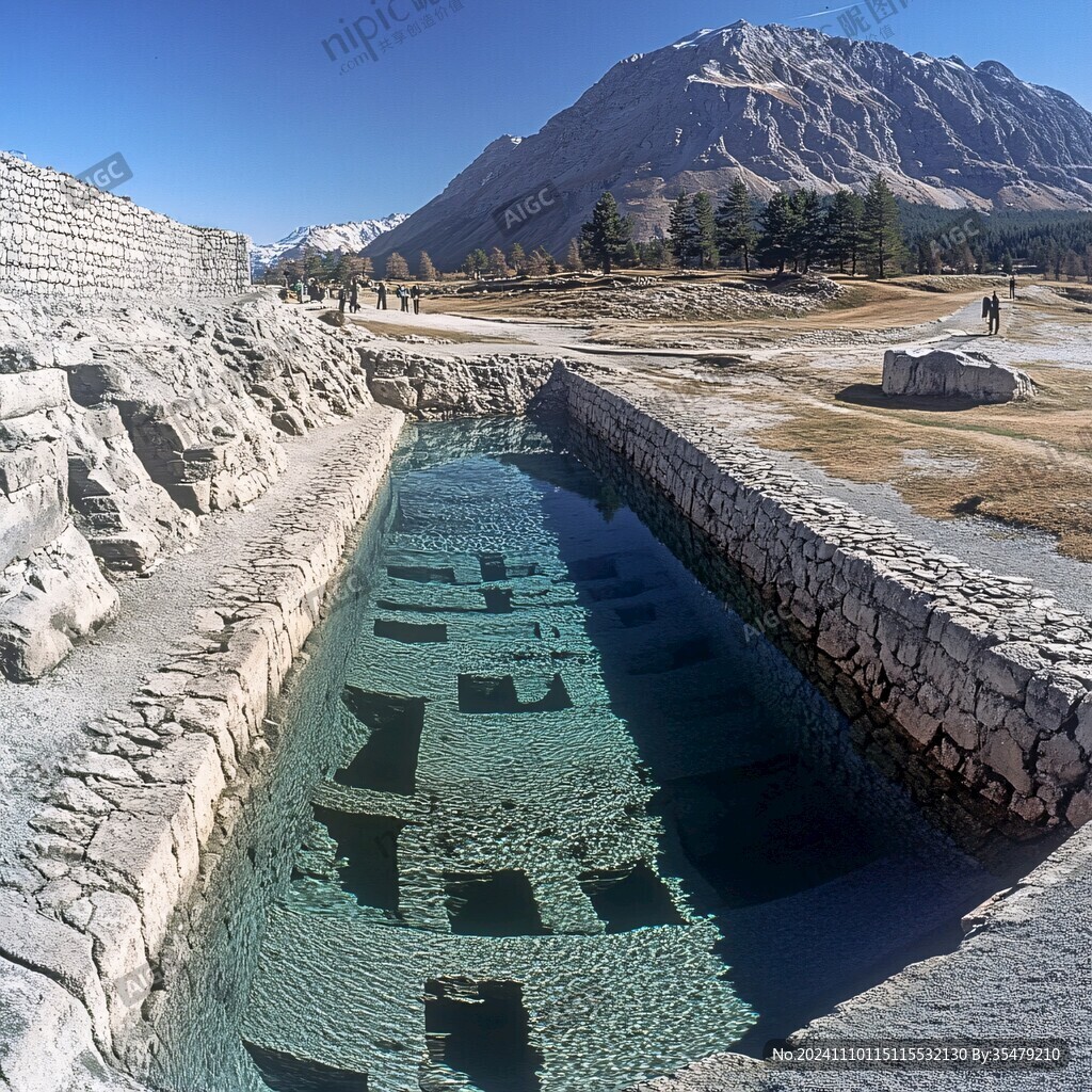 版画基地纯净水池