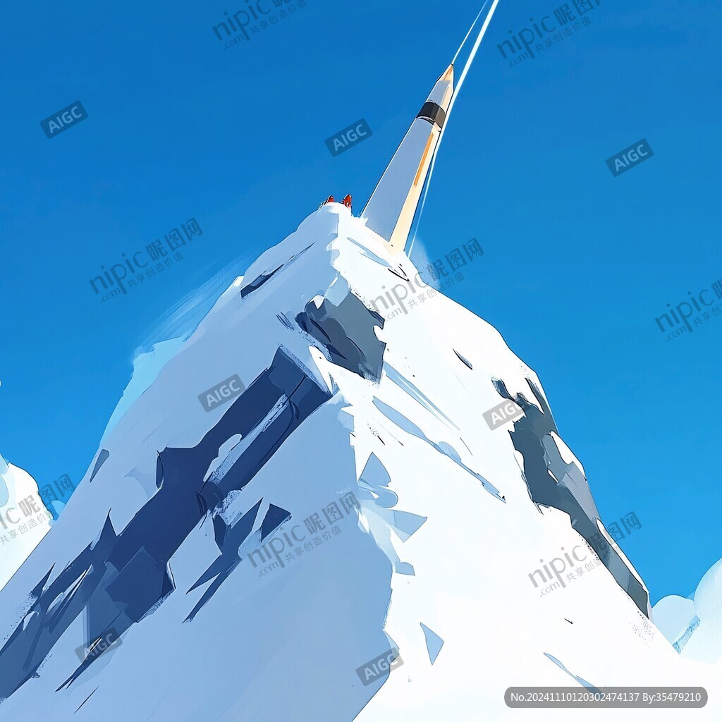 雪山原画