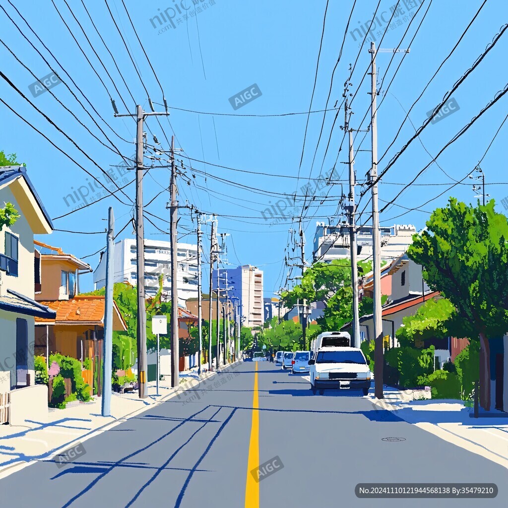 插画街道