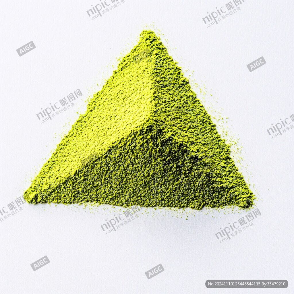 抹茶粉白底图