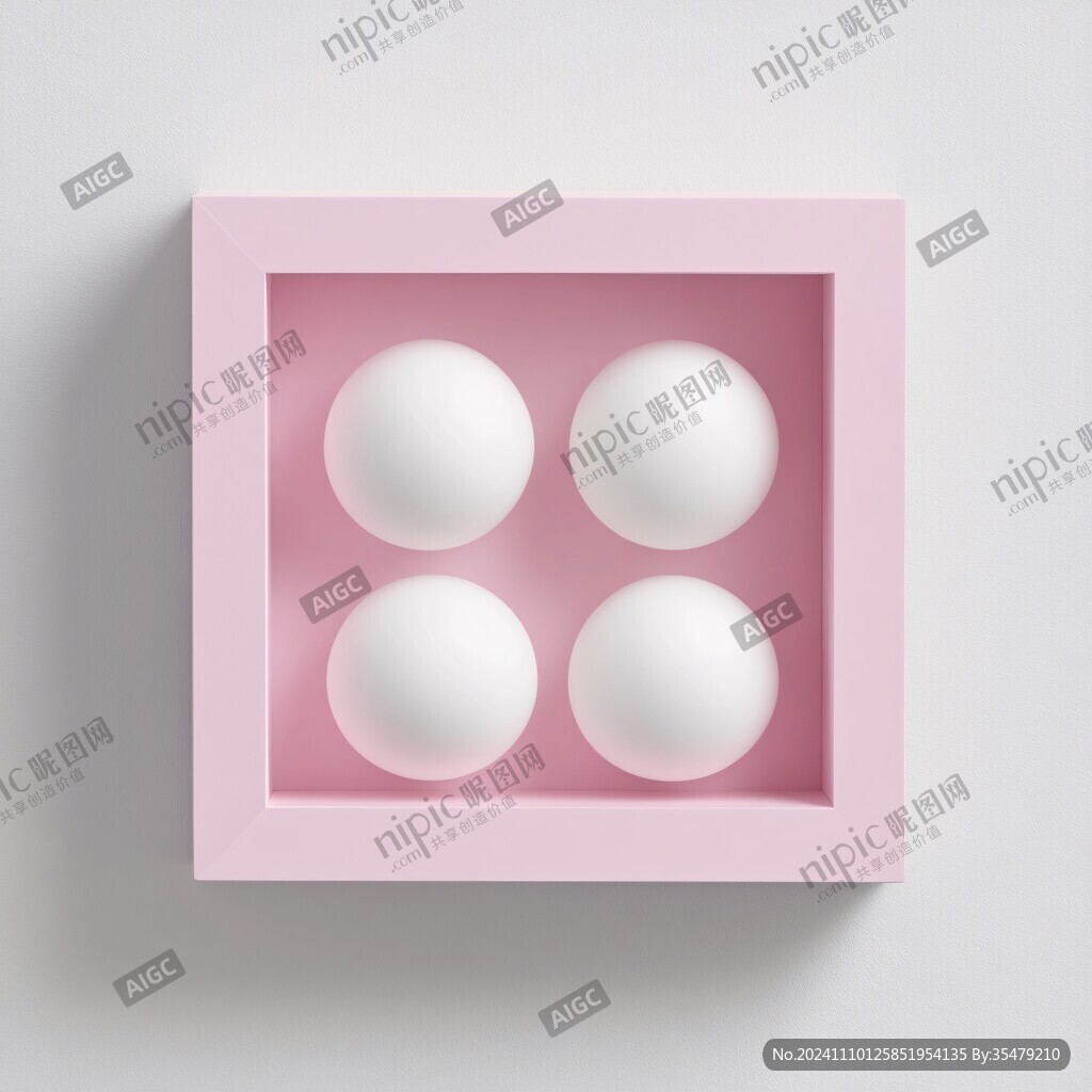 3d圆球几何装饰画