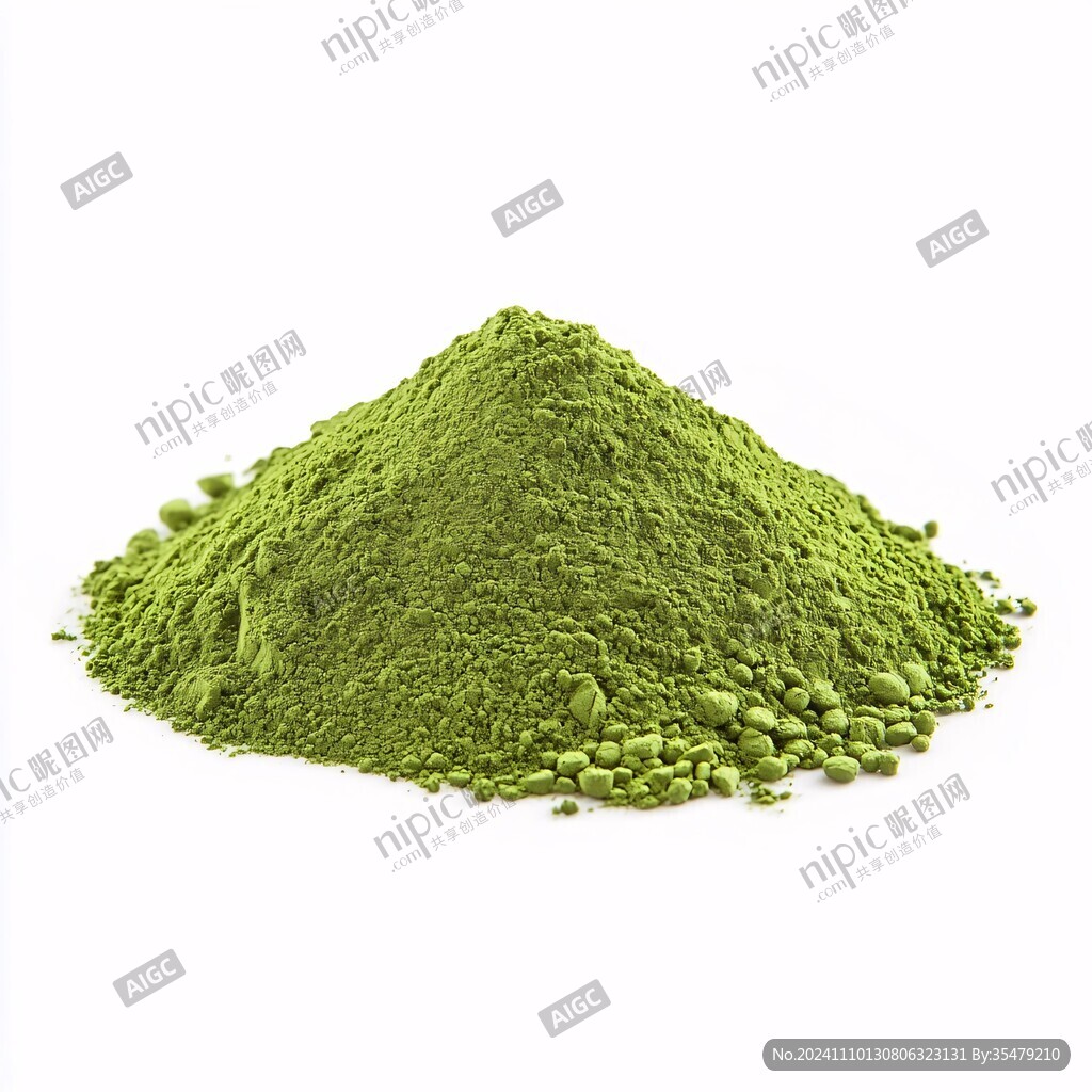 抹茶粉素材