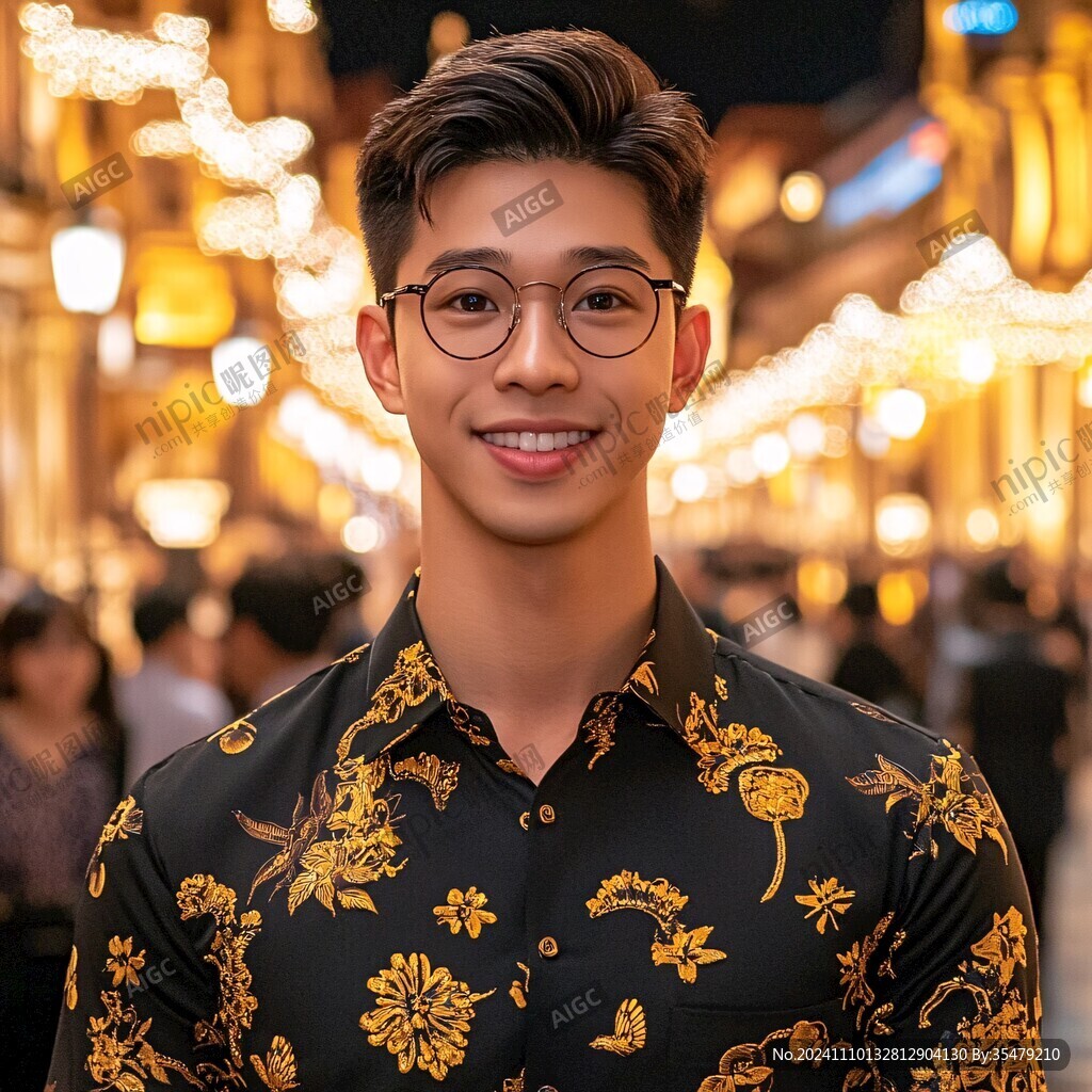 有口皆碑男眼镜