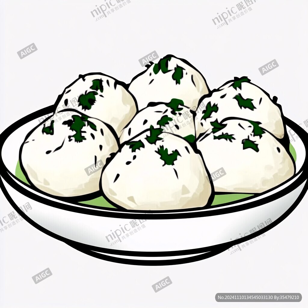 生煎包手绘