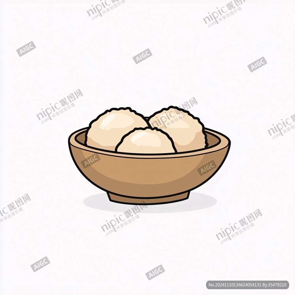 油面筋插画