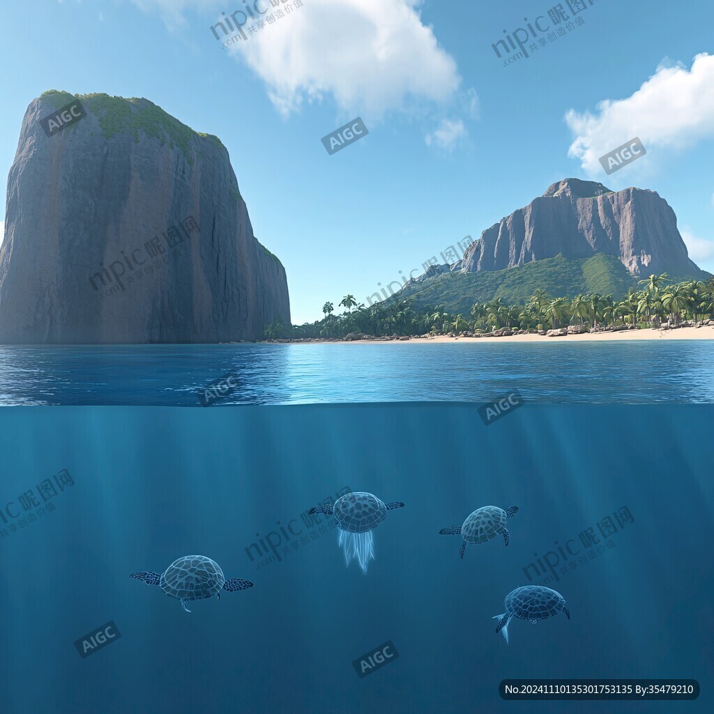 海底海边海岛