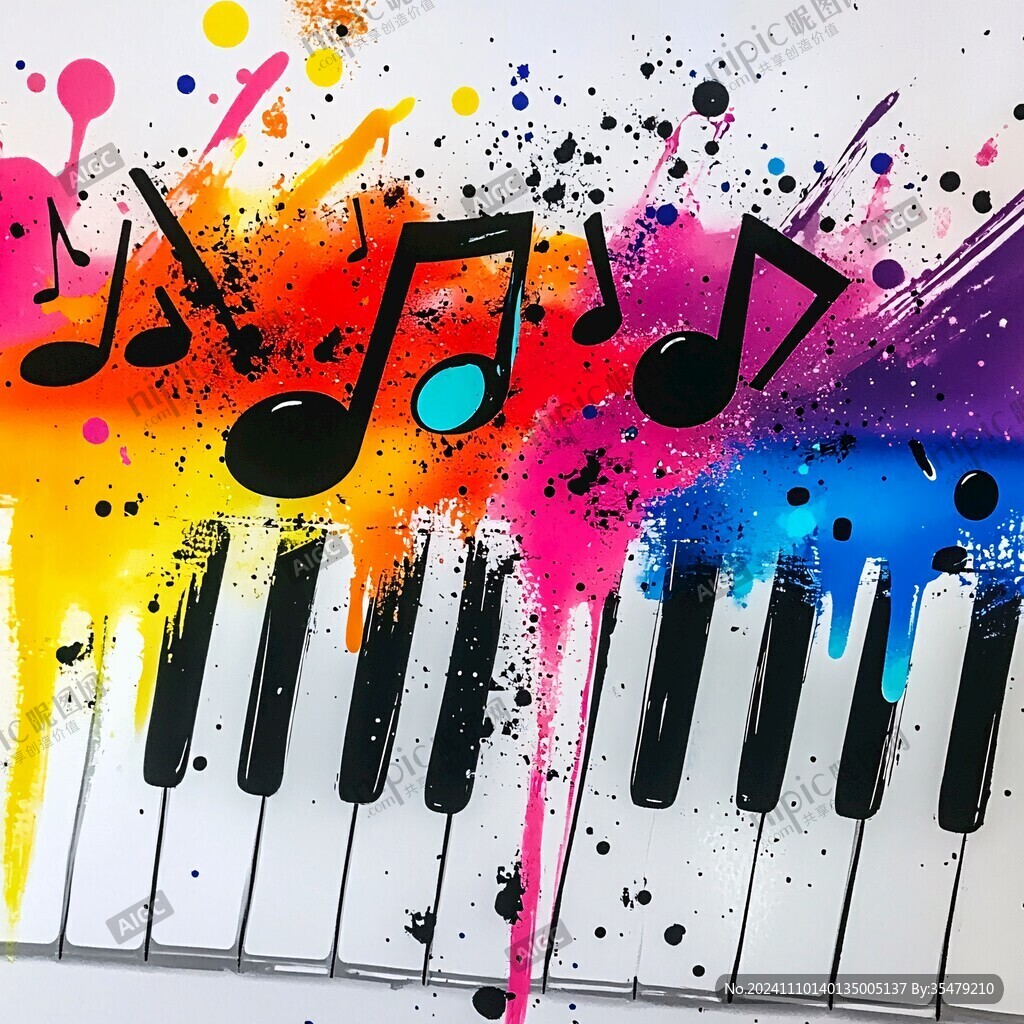 炫酷音符画