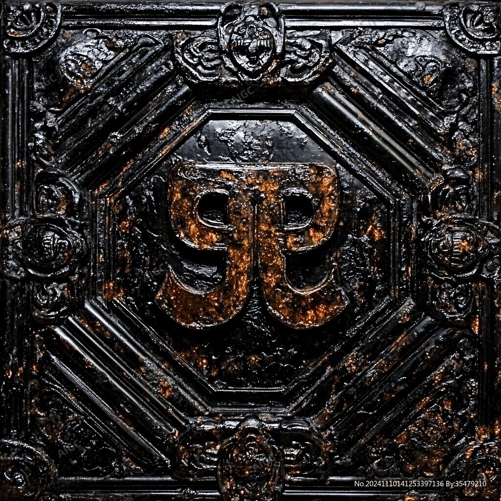 古金属字