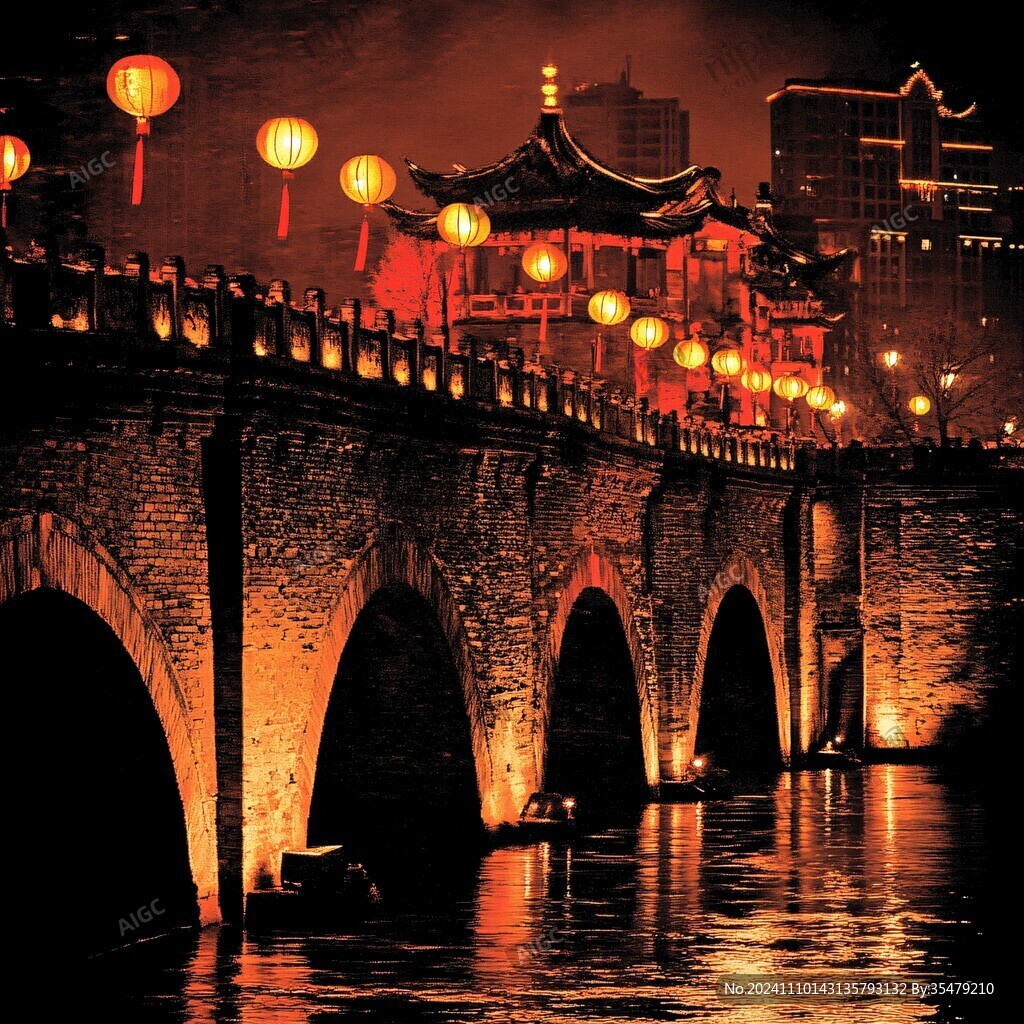 万寿桥夜景